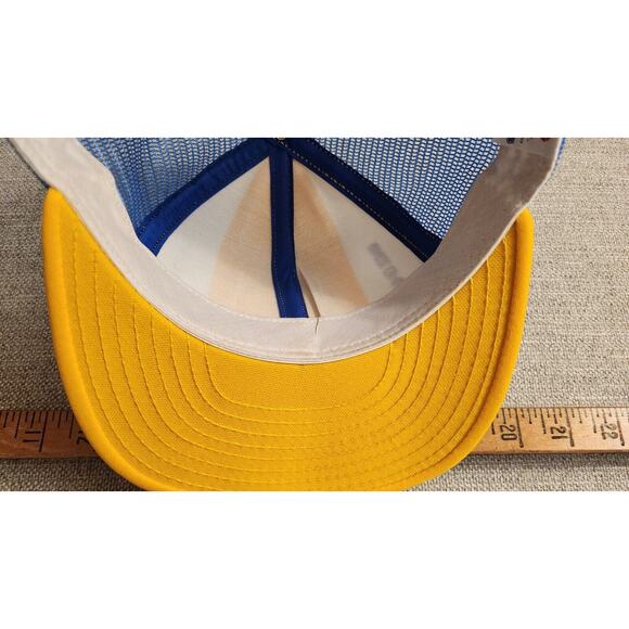 VINTAGE San Diego Chargers AJD NFL 1980s Lucky Stripes SnapBack Trucker Hat - Picture 14 of 14